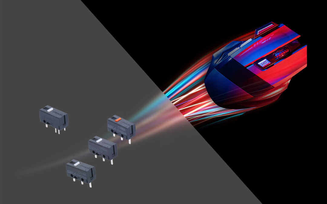 Fast response and reassuring click from Omron’s new mouse switches