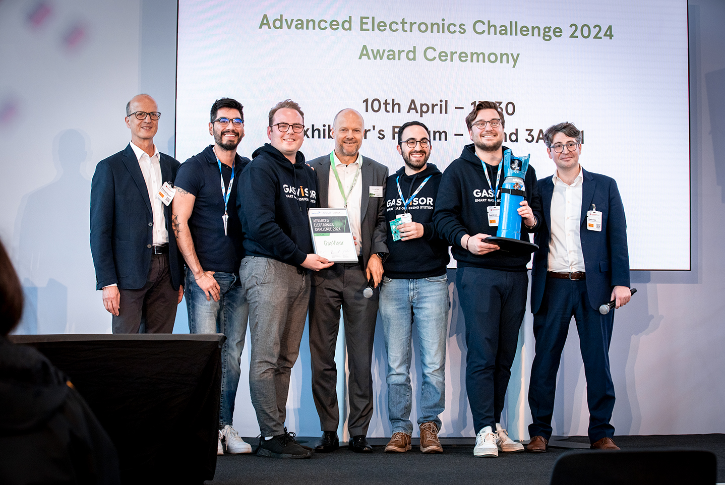 Avnet Silica Avnet Silica presented GasVisor with the Advanced Electronics Challenge award at embedded world 2024
