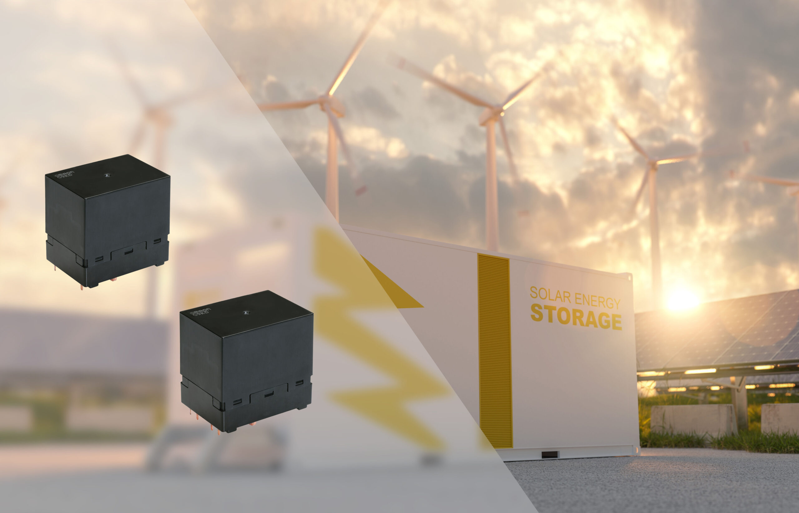 OMRON high-current DC relays deliver efficient, space-saving isolation for utility storage and charging infrastructure